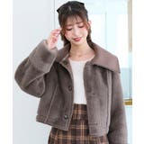 リバーシブルビッグカラーブルゾン | MAJESTIC LEGON  | 詳細画像21 