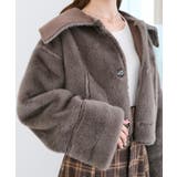 リバーシブルビッグカラーブルゾン | MAJESTIC LEGON  | 詳細画像24 