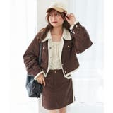 ボアトリムクロップドジャケット | MAJESTIC LEGON  | 詳細画像1 