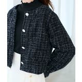 ツイードフリンジジャケット | MAJESTIC LEGON  | 詳細画像24 