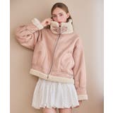 ピンク | オーバーサイズボアブルゾン | MAJESTIC LEGON