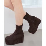 厚底ストレッチショートブーツ | MAJESTIC LEGON  | 詳細画像19 