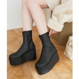 厚底ストレッチショートブーツ | MAJESTIC LEGON  | 詳細画像20 