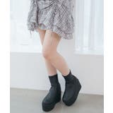 厚底ストレッチショートブーツ | MAJESTIC LEGON  | 詳細画像29 