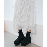 厚底ストレッチショートブーツ | MAJESTIC LEGON  | 詳細画像38 