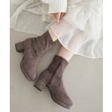 グレー柄 | フカフカヒールストレッチブーツ | MAJESTIC LEGON 