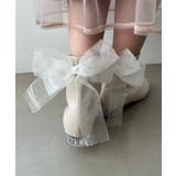 ローヒール取り外しリボンブーツ | MAJESTIC LEGON  | 詳細画像12 