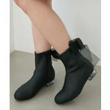 ローヒール取り外しリボンブーツ | MAJESTIC LEGON  | 詳細画像22 