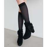 ブラック | 3WAYビジューリボンブーツ | MAJESTIC LEGON 
