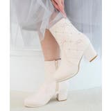 キルティングビジューリボンブーツ | MAJESTIC LEGON  | 詳細画像10 