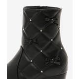 キルティングビジューリボンブーツ | MAJESTIC LEGON  | 詳細画像30 