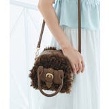 ブラウン | プードルボアミニショルダーバッグ | MAJESTIC LEGON 