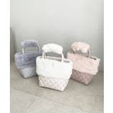 キルティングビジューファーバッグ | MAJESTIC LEGON  | 詳細画像1 