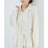 ドロストリボンラインストーンパーカー | MAJESTIC LEGON  | 詳細画像1 