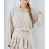 ドロストリボンラインストーンパーカー | MAJESTIC LEGON  | 詳細画像10 