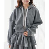 ドロストリボンラインストーンパーカー | MAJESTIC LEGON  | 詳細画像14 