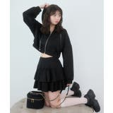 ドロストリボンラインストーンパーカー | MAJESTIC LEGON  | 詳細画像35 