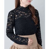 レースハイネックトップス | MAJESTIC LEGON  | 詳細画像12 