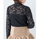 レースハイネックトップス | MAJESTIC LEGON  | 詳細画像14 