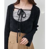 キャミ×シャギーショートカーデセット | MAJESTIC LEGON  | 詳細画像12 