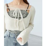 キャミ×シャギーショートカーデセット | MAJESTIC LEGON  | 詳細画像19 