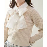 フリルトリムリボンタイセットニット | MAJESTIC LEGON  | 詳細画像24 