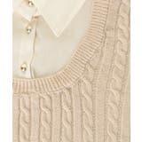 フリルトリムリボンタイセットニット | MAJESTIC LEGON  | 詳細画像47 