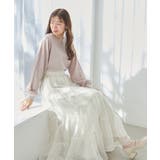 パールチュールスリーブニット | MAJESTIC LEGON  | 詳細画像17 