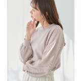 パールチュールスリーブニット | MAJESTIC LEGON  | 詳細画像24 