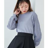 パールチュールスリーブニット | MAJESTIC LEGON  | 詳細画像29 