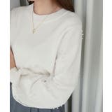 パールチュールスリーブニット | MAJESTIC LEGON  | 詳細画像4 