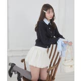 リボンスリーブシャツ襟カーデ | MAJESTIC LEGON | 詳細画像25