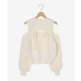 デコルテオープンシアーショルダーニット | MAJESTIC LEGON  | 詳細画像19 