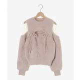 デコルテオープンシアーショルダーニット | MAJESTIC LEGON  | 詳細画像20 