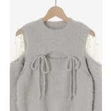 デコルテオープンシアーショルダーニット | MAJESTIC LEGON  | 詳細画像24 