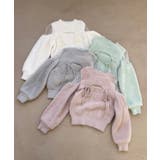 ピンク | デコルテオープンシアーショルダーニット | MAJESTIC LEGON 