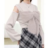 ビッグリボンチェーン付きニット | MAJESTIC LEGON  | 詳細画像20 