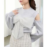 ビッグリボンチェーン付きニット | MAJESTIC LEGON  | 詳細画像34 