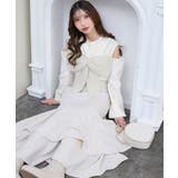 アイボリー | ビッグリボンチェーン付きニット | MAJESTIC LEGON 