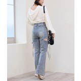 ポンポン付きフードケーブルニット | MAJESTIC LEGON  | 詳細画像14 