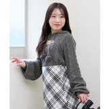 ポンポン付きフードケーブルニット | MAJESTIC LEGON  | 詳細画像22 