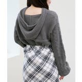 ポンポン付きフードケーブルニット | MAJESTIC LEGON  | 詳細画像24 