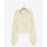 ポンポン付きフードケーブルニット | MAJESTIC LEGON  | 詳細画像26 