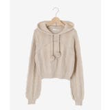 ポンポン付きフードケーブルニット | MAJESTIC LEGON  | 詳細画像27 