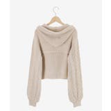 ポンポン付きフードケーブルニット | MAJESTIC LEGON  | 詳細画像29 