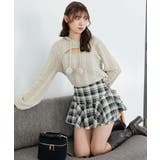 ポンポン付きフードケーブルニット | MAJESTIC LEGON  | 詳細画像3 