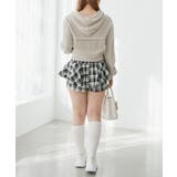 ポンポン付きフードケーブルニット | MAJESTIC LEGON  | 詳細画像7 