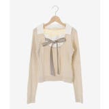 チェックリボンレイヤードライクニット | MAJESTIC LEGON  | 詳細画像26 