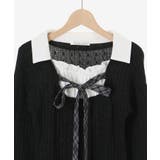 チェックリボンレイヤードライクニット | MAJESTIC LEGON  | 詳細画像30 