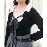 チェックリボンレイヤードライクニット | MAJESTIC LEGON  | 詳細画像9 